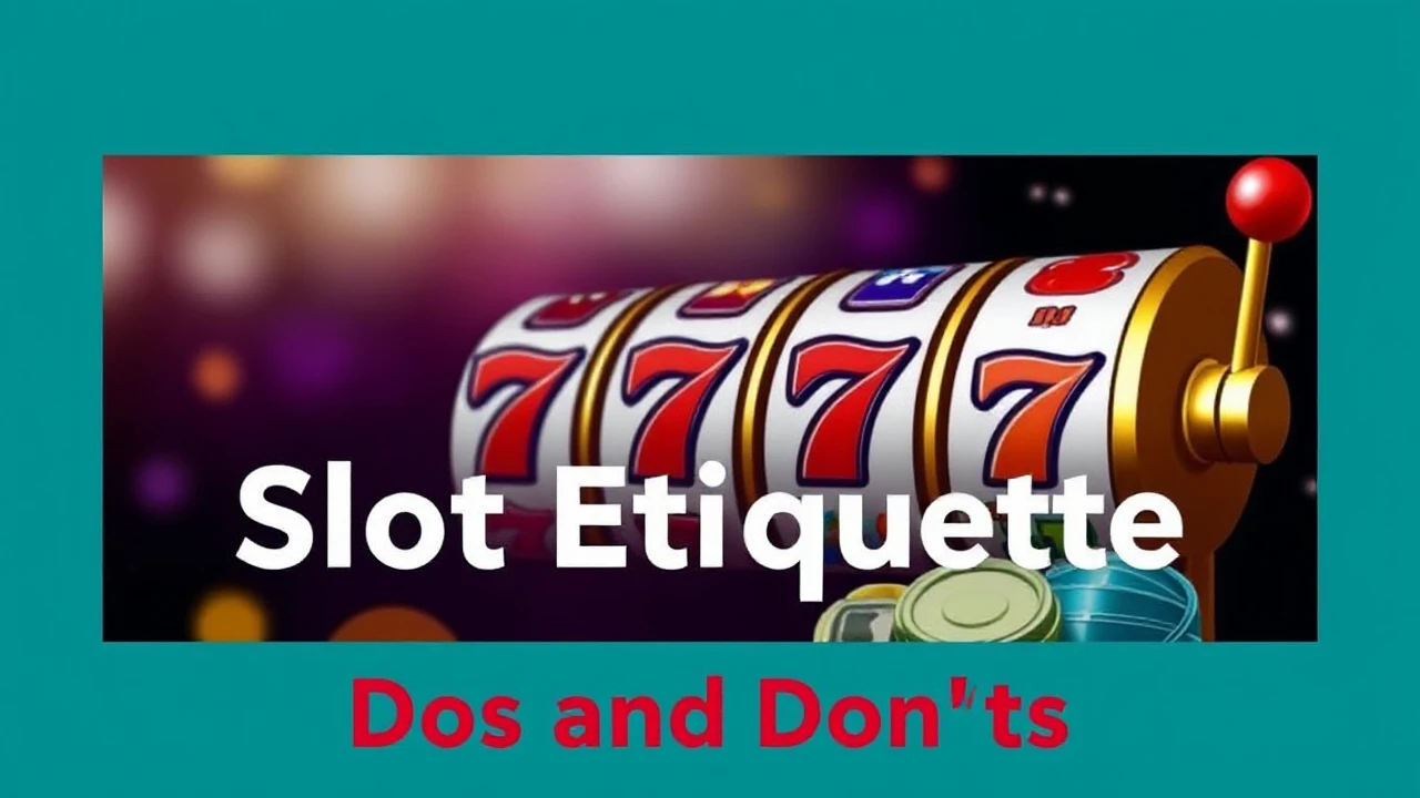 This All-Inclusive Guide to Online Gaming Slot Etiquette: Dos and Don'ts