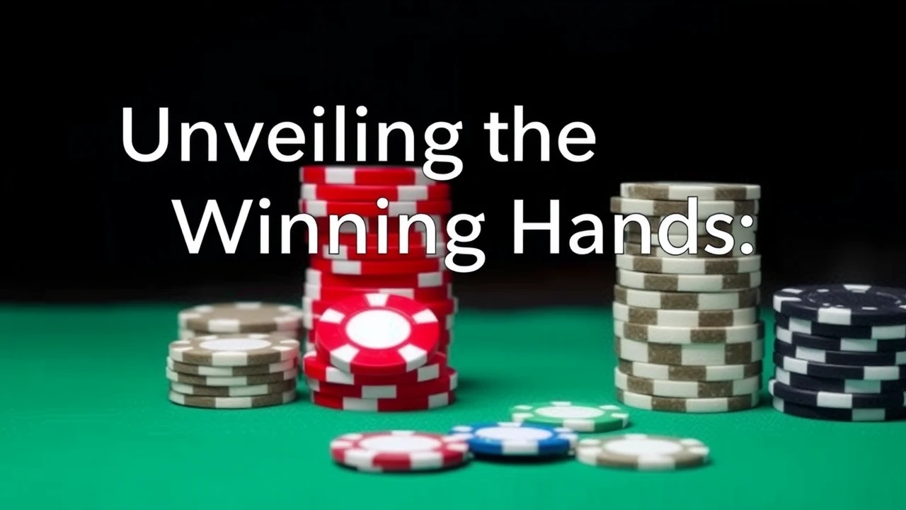 Unveiling the Winning Hands: A Poker Player's Guide
